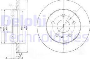 Delphi BG3607 - Əyləc Diski furqanavto.az