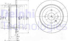 Delphi BG3615 - Əyləc Diski furqanavto.az