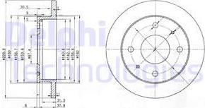 Delphi BG3618 - Əyləc Diski furqanavto.az