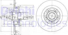 Delphi BG3689 - Əyləc Diski furqanavto.az