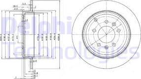 Delphi BG3684 - Əyləc Diski furqanavto.az