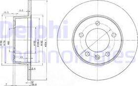 Delphi BG3681C - Əyləc Diski furqanavto.az