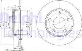 Delphi BG3671 - Əyləc Diski furqanavto.az