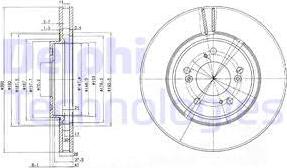 Delphi BG3678 - Əyləc Diski furqanavto.az