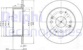 Delphi BG3677 - Əyləc Diski furqanavto.az