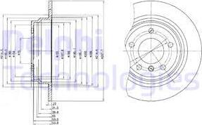 Delphi BG3044 - Əyləc Diski furqanavto.az