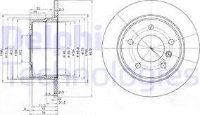 Delphi BG3040 - Əyləc Diski furqanavto.az