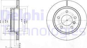 Delphi BG3041 - Əyləc Diski furqanavto.az