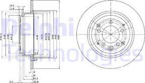 Delphi BG3060 - Əyləc Diski furqanavto.az