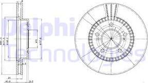 Delphi BG3061 - Əyləc Diski furqanavto.az