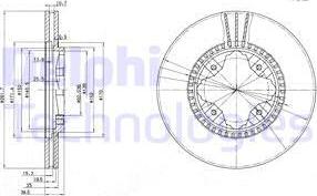 Delphi BG3063 - Əyləc Diski furqanavto.az