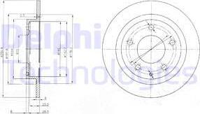 Delphi BG3084 - Əyləc Diski furqanavto.az