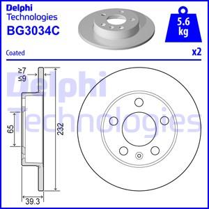 Delphi BG3034C-18B1 - Əyləc Diski furqanavto.az