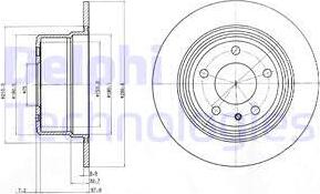 Delphi BG3038 - Əyləc Diski furqanavto.az