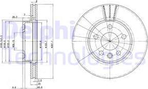 Delphi BG3025 - Əyləc Diski furqanavto.az