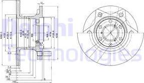 Delphi BG302 - Əyləc Diski furqanavto.az