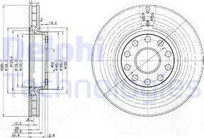 Delphi BG3078 - Əyləc Diski furqanavto.az