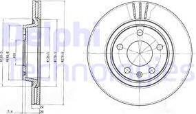 Delphi BG3198 - Əyləc Diski furqanavto.az