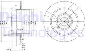 Delphi BG3141 - Əyləc Diski furqanavto.az