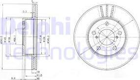 Delphi BG3151 - Əyləc Diski furqanavto.az