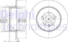 Delphi BG3169 - Əyləc Diski furqanavto.az