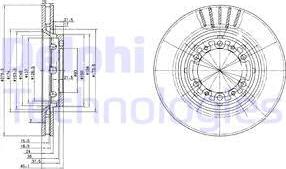 Delphi BG3115 - Əyləc Diski furqanavto.az