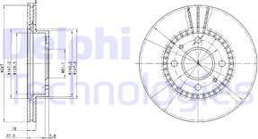 Delphi BG3134 - Əyləc Diski furqanavto.az