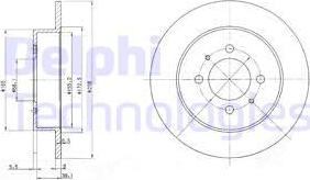 Delphi BG3125 - Əyləc Diski furqanavto.az