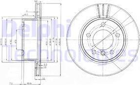 Delphi BG3899 - Əyləc Diski furqanavto.az