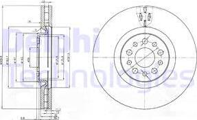 Delphi BG3898 - Əyləc Diski furqanavto.az