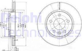 Delphi BG3893C - Əyləc Diski furqanavto.az