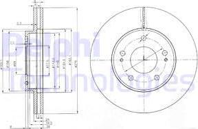 Delphi BG3848 - Əyləc Diski furqanavto.az