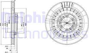 Delphi BG3847 - Əyləc Diski furqanavto.az