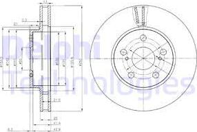 Delphi BG3850 - Əyləc Diski furqanavto.az