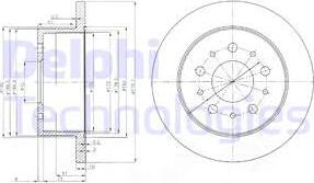 Delphi BG3853 - Əyləc Diski furqanavto.az