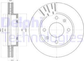 Delphi BG3801 - Əyləc Diski furqanavto.az