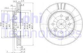 Delphi BG3803 - Əyləc Diski furqanavto.az