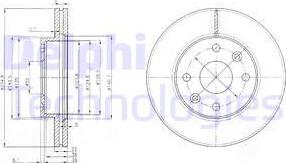 Delphi BG3802 - Əyləc Diski furqanavto.az