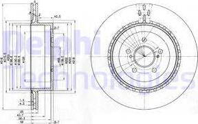 Delphi BG3819 - Əyləc Diski furqanavto.az