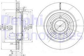 Delphi BG3886C - Əyləc Diski furqanavto.az