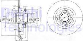 Delphi BG3888 - Əyləc Diski furqanavto.az