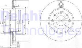 Delphi BG3839 - Əyləc Diski furqanavto.az