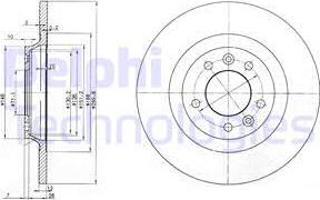 Delphi BG3836 - Əyləc Diski furqanavto.az