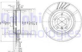 Delphi BG3831 - Əyləc Diski furqanavto.az