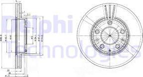 Delphi BG3874 - Əyləc Diski furqanavto.az