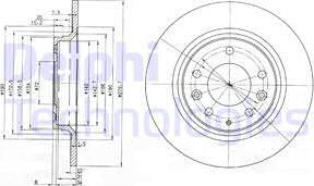 Delphi BG3875C-18B1 - Əyləc Diski furqanavto.az