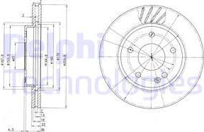 Delphi BG3395 - Əyləc Diski furqanavto.az