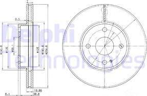 Delphi BG3393 - Əyləc Diski furqanavto.az