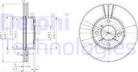 Delphi BG3341 - Əyləc Diski furqanavto.az