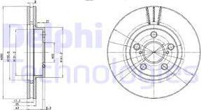 Delphi BG3347C - Əyləc Diski furqanavto.az